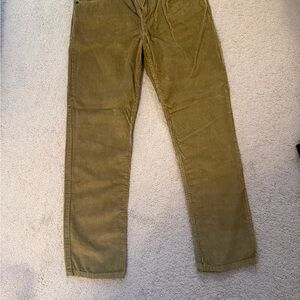 Levi's Men's Corduroy Pants - Mustard Brown